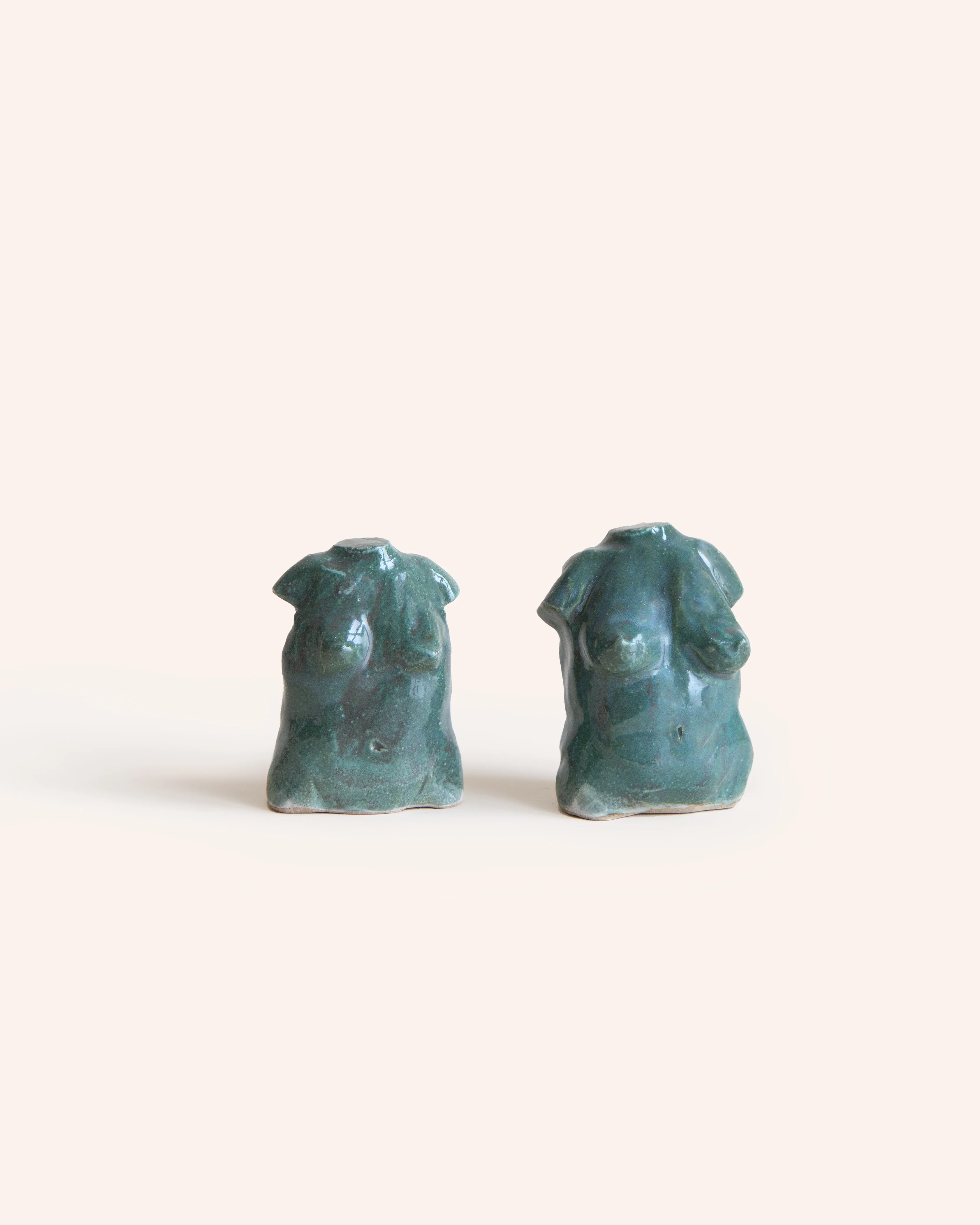 Clay Bust Sculpture - Green - Image 2