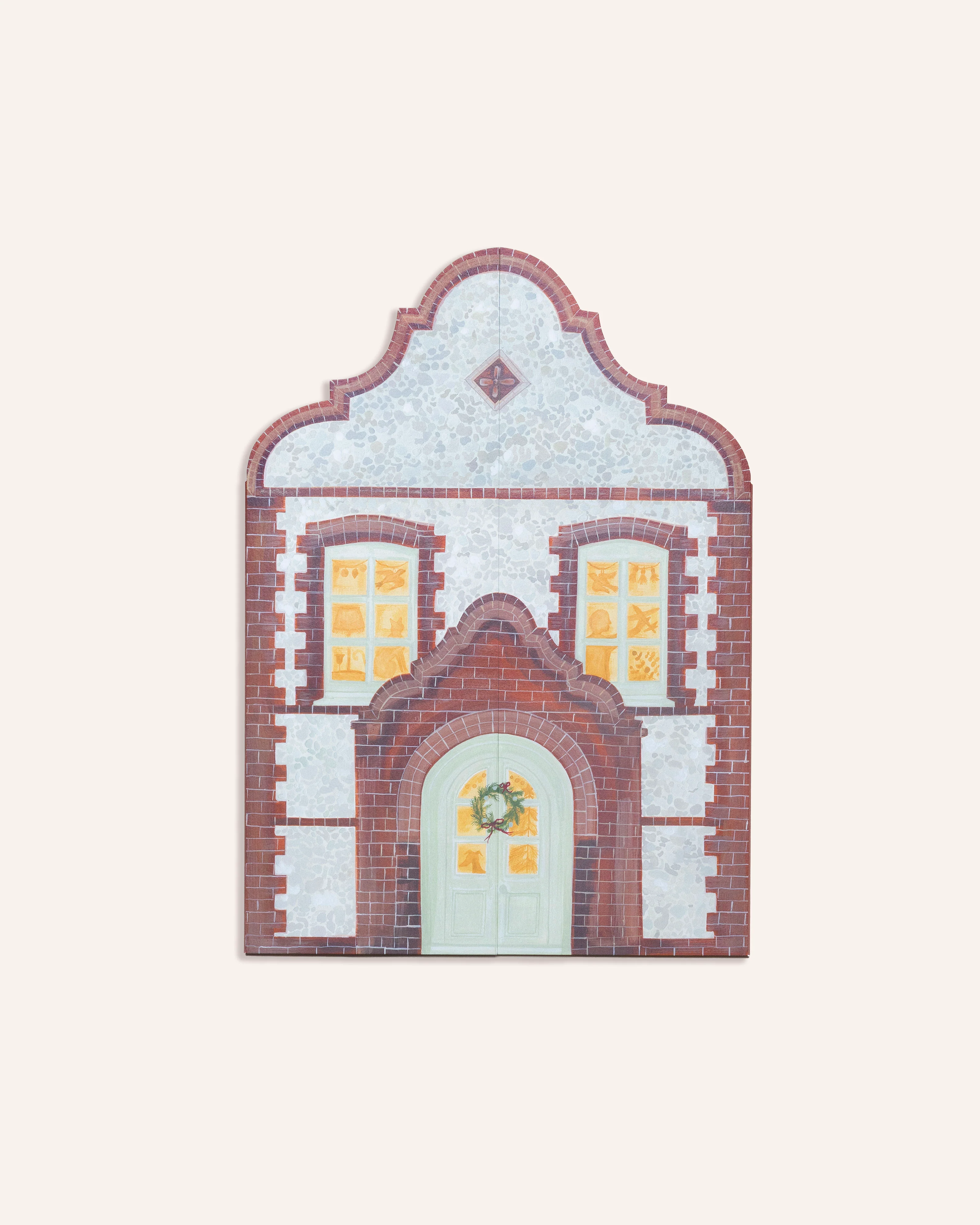 Festive Dutch Gable Advent Calendar - Image 4