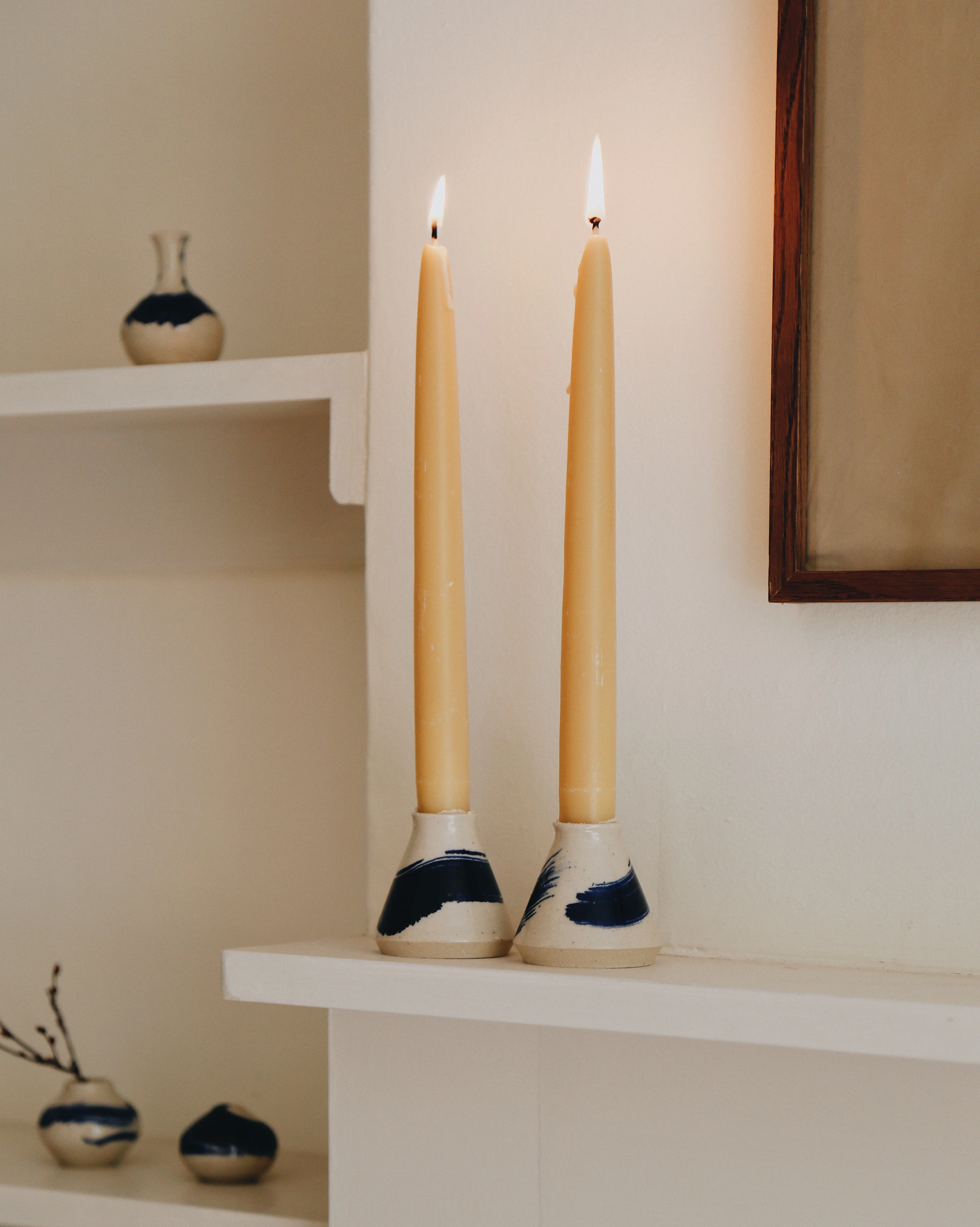Mini Bottle Vase - Enso Blue - Image 2