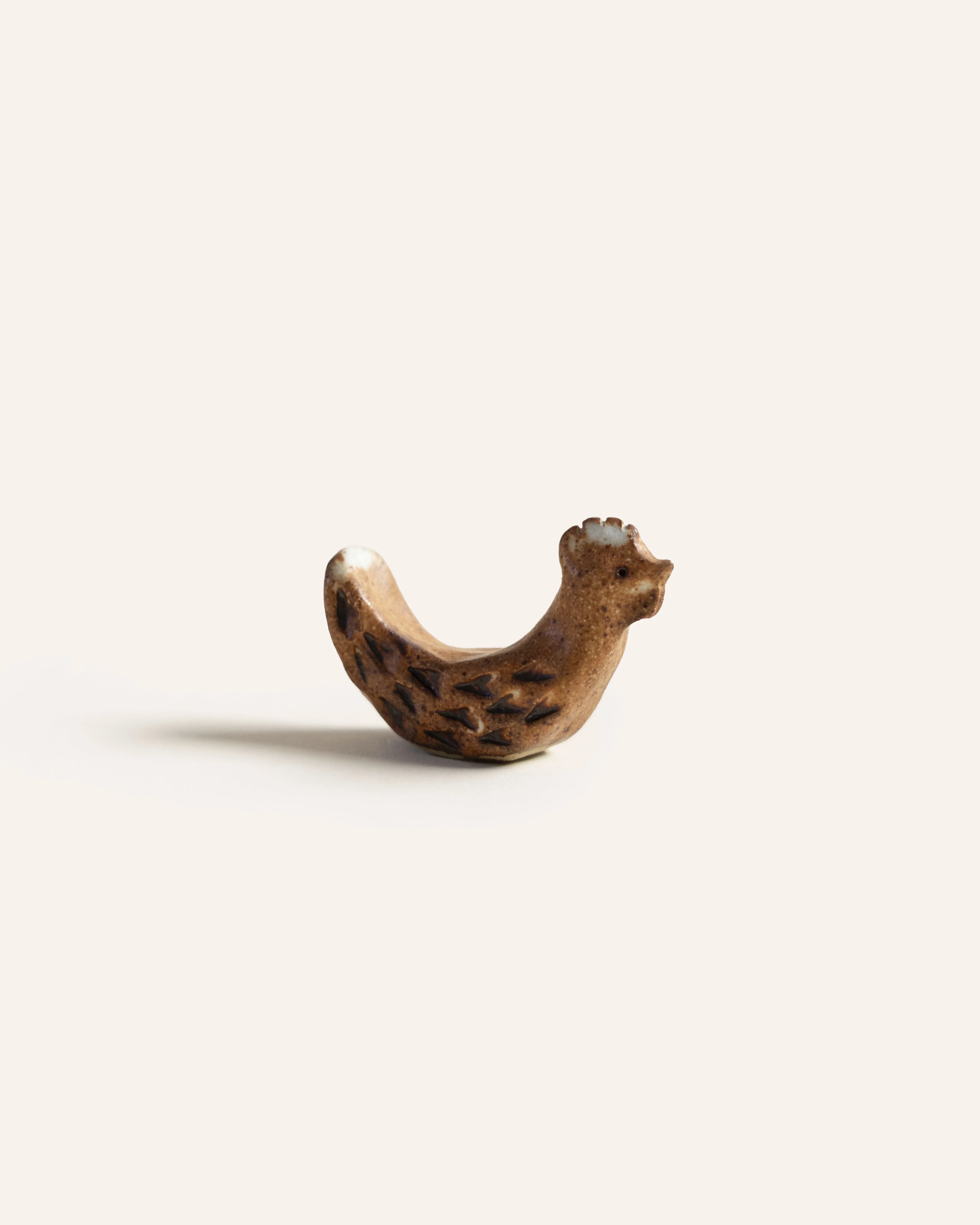 Mini Ceramic Chicken Sculpture