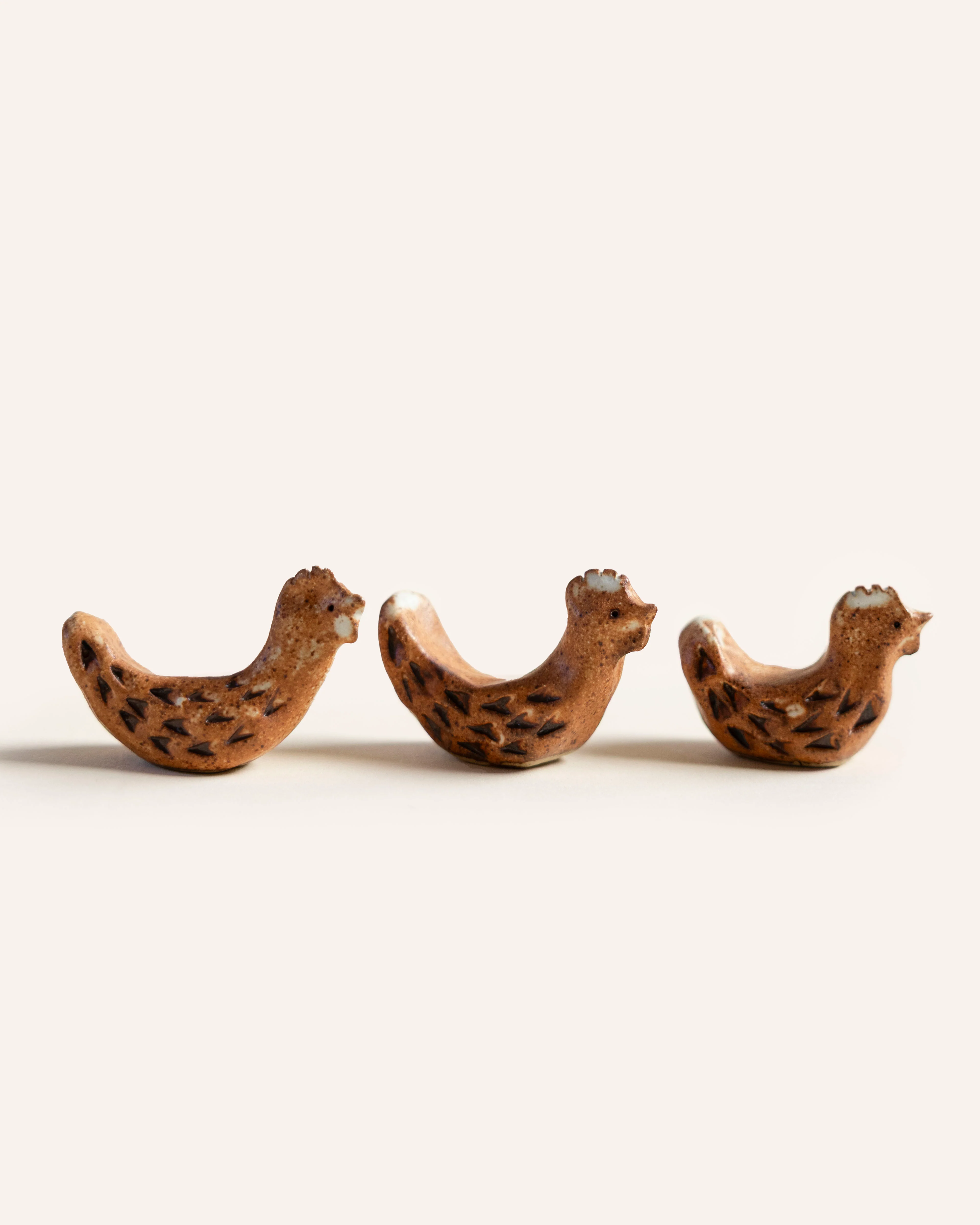 Mini Ceramic Chicken Sculpture - Image 2