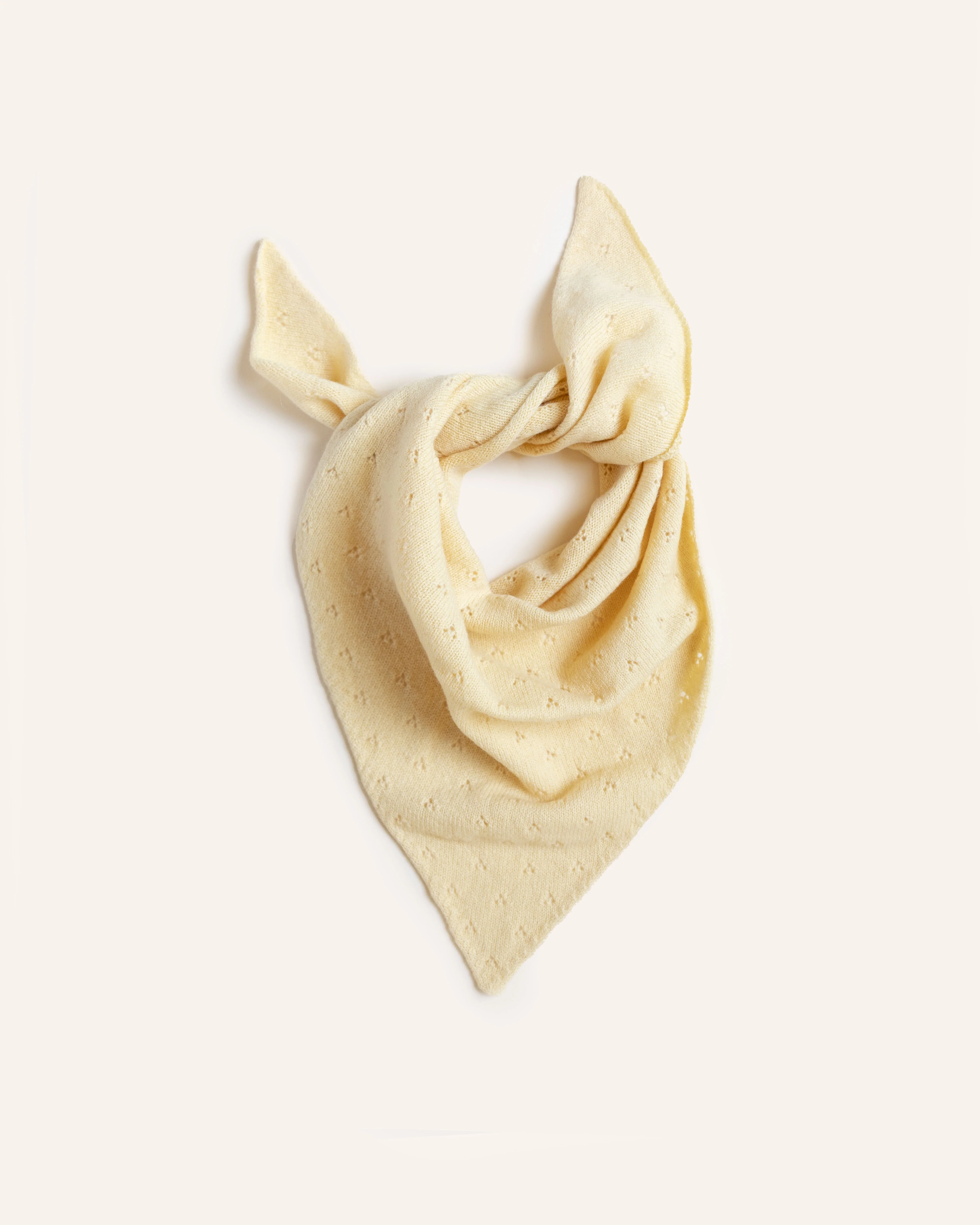 Pointelle Neckerchief – Buttermilk - Image 2