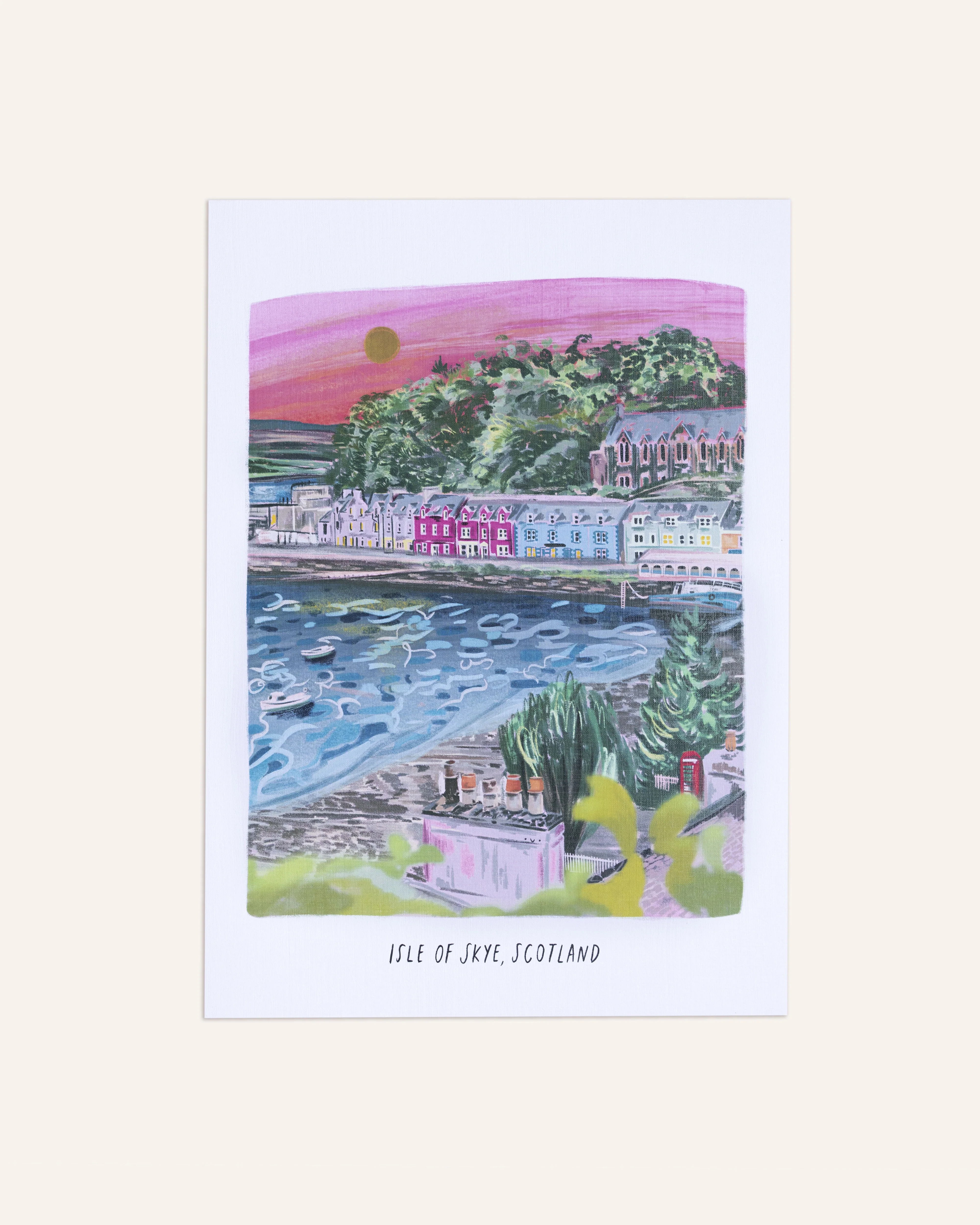 Portree Harbour Print - Image 2
