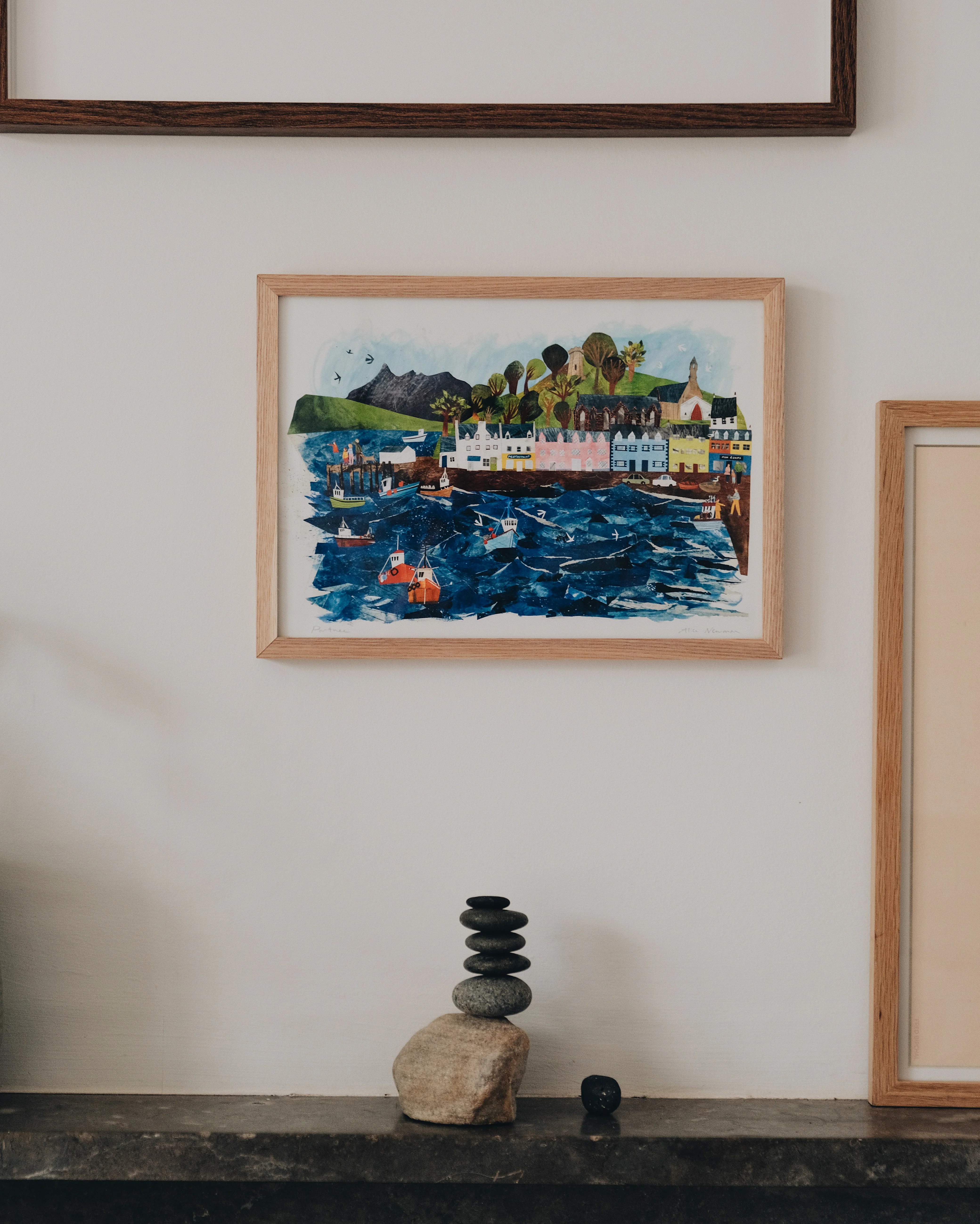 Portree Harbour Giclee A4 Print - Image 4