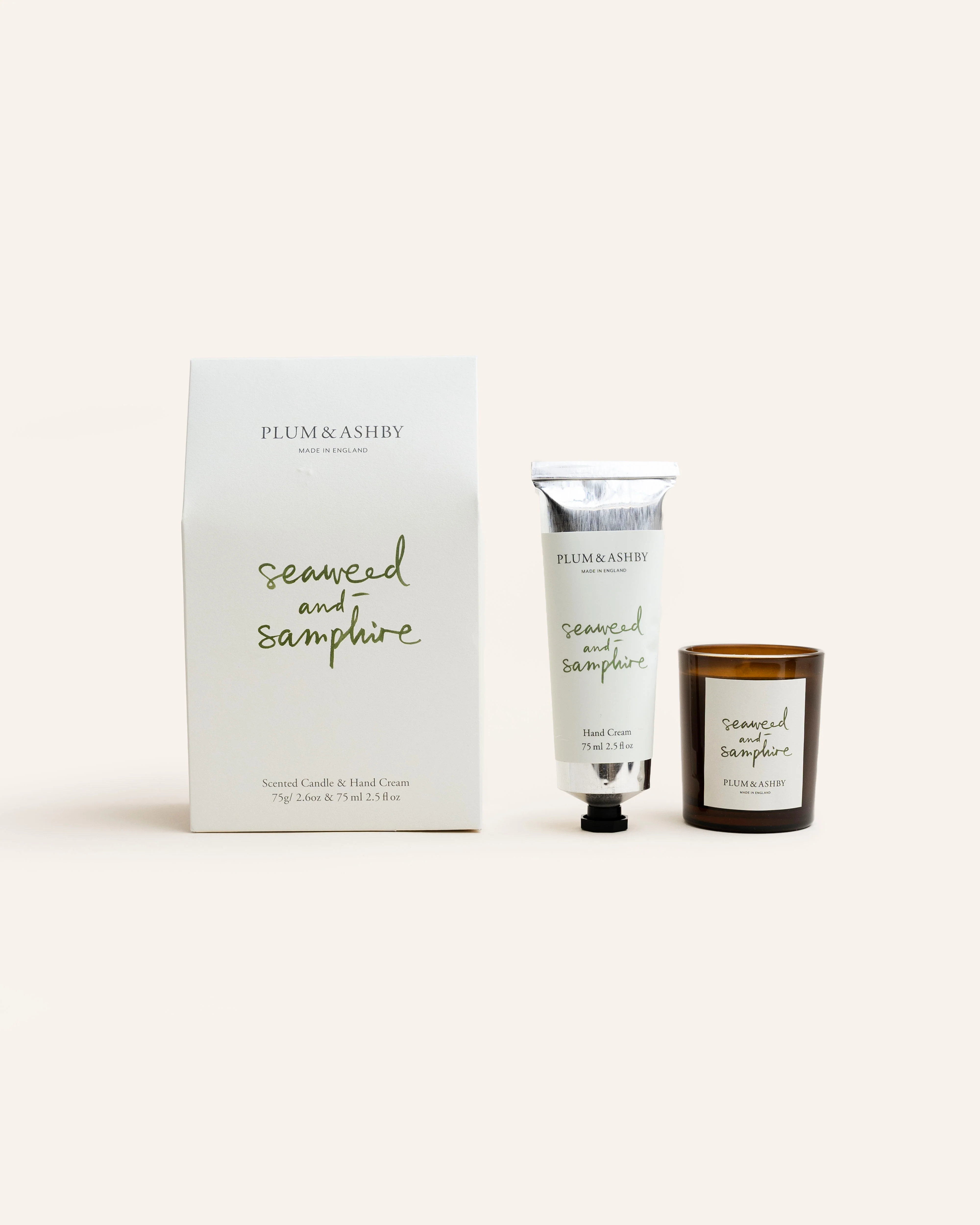 Seaweed & Samphire Votive Hand Cream Duo Gift Set Pack - Image 2
