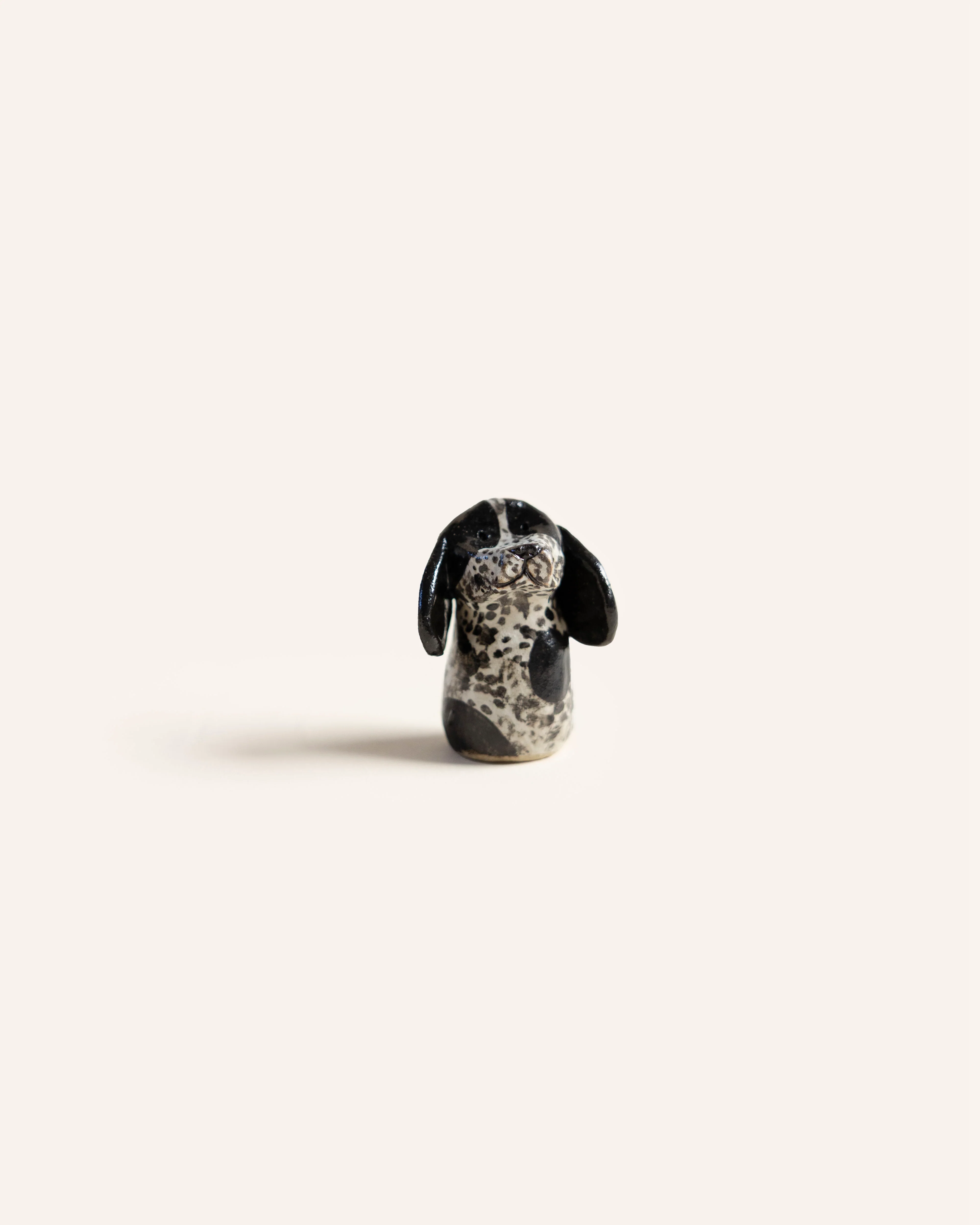 Small Ceramic Dog Sculpture - Smudge