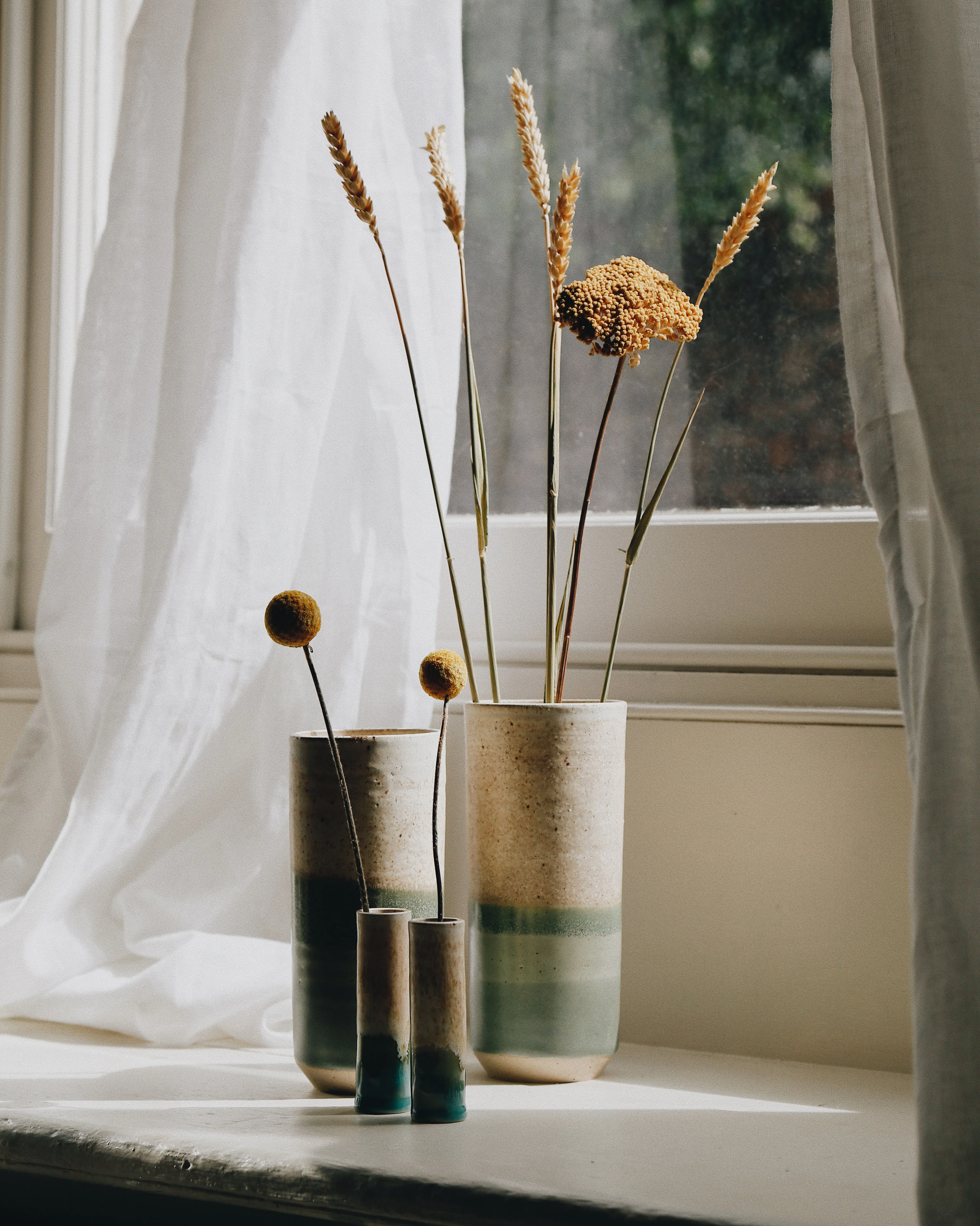Turquoise Dip Bud Vase - Image 2