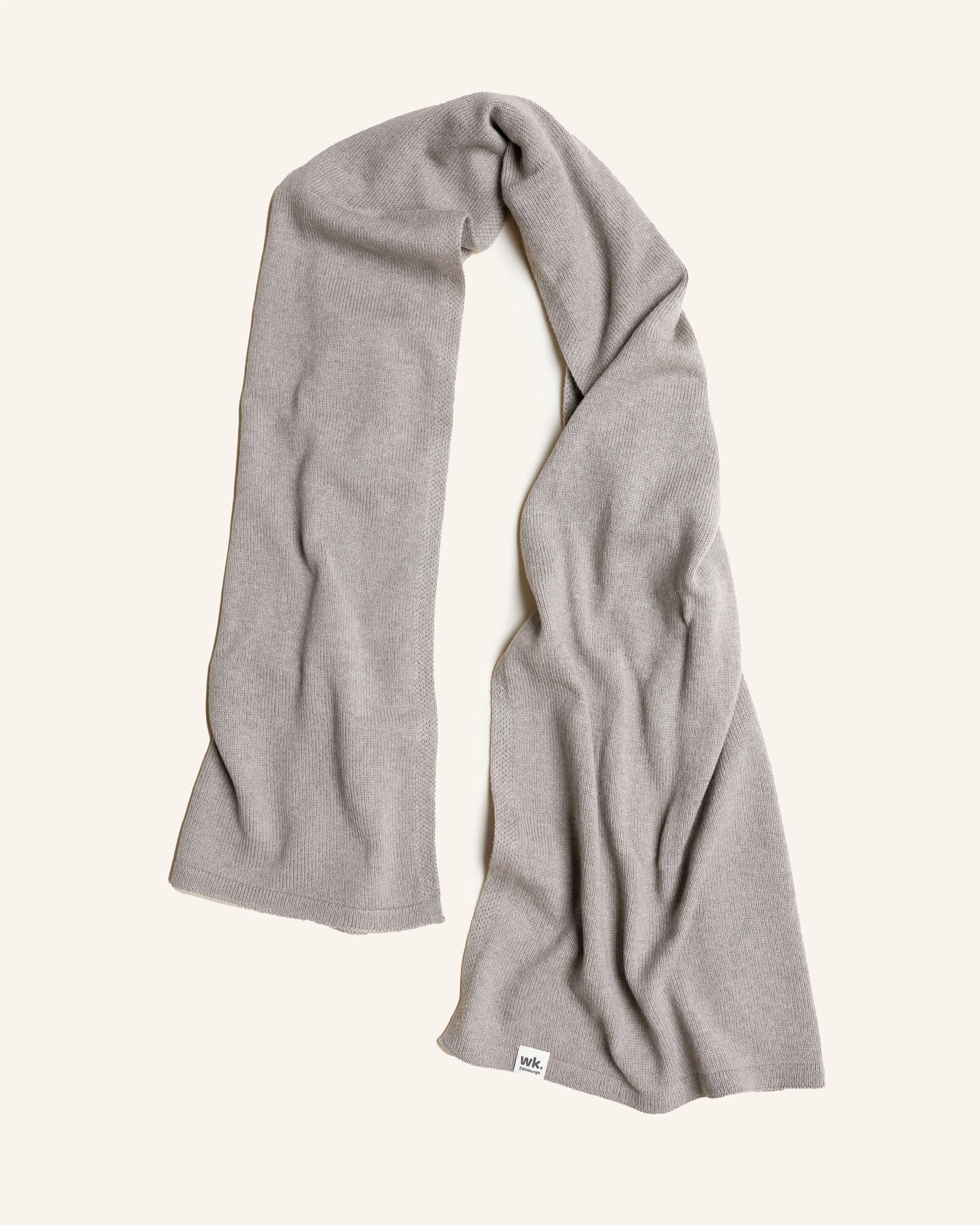 Wide Merino Scarf – Truffle Brown - Image 2